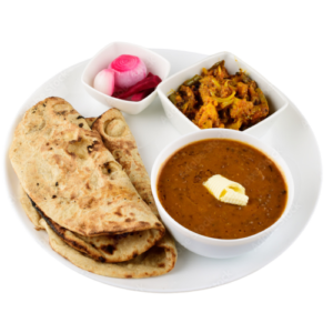 2 Chapati + 2 Veg + Dal